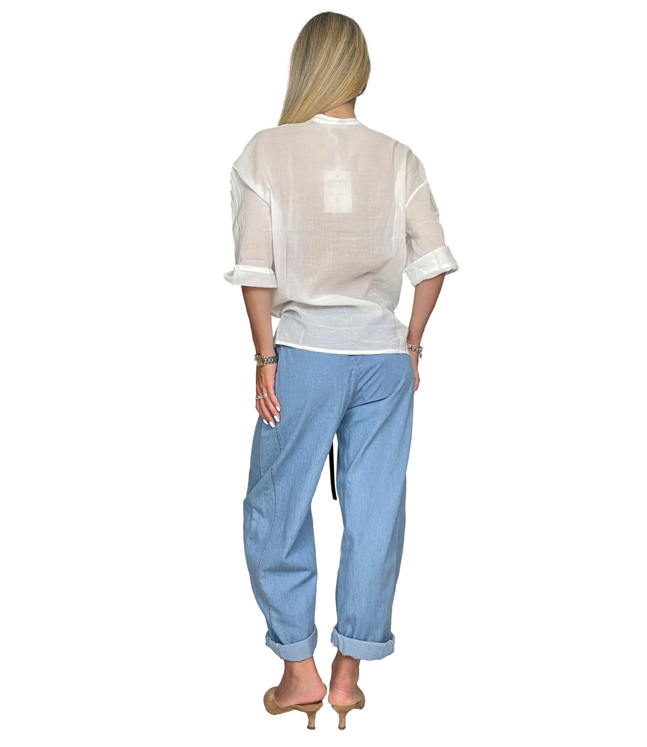 Susy Mix Camicia da Donna - Latte - G417cu