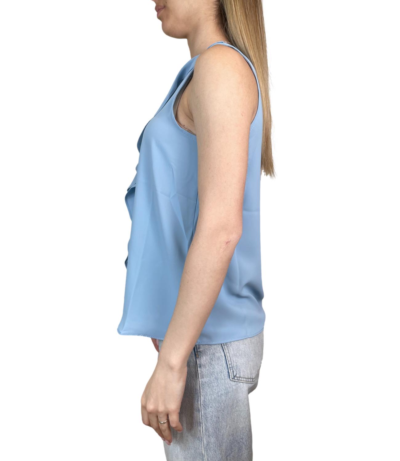 Susy Mix Maglia Celeste Donna