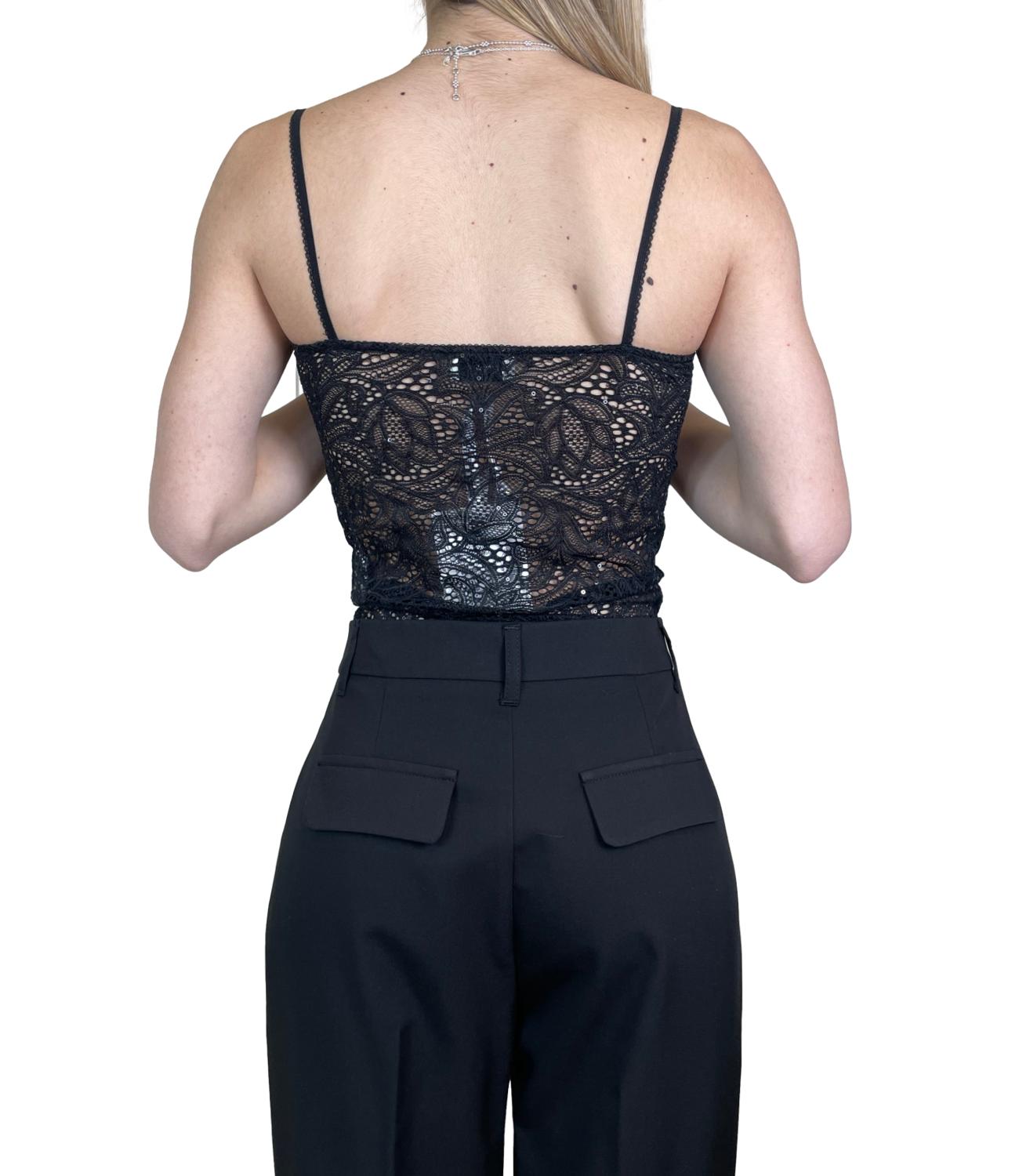 Susy Mix Body Pizzo Nero Donna