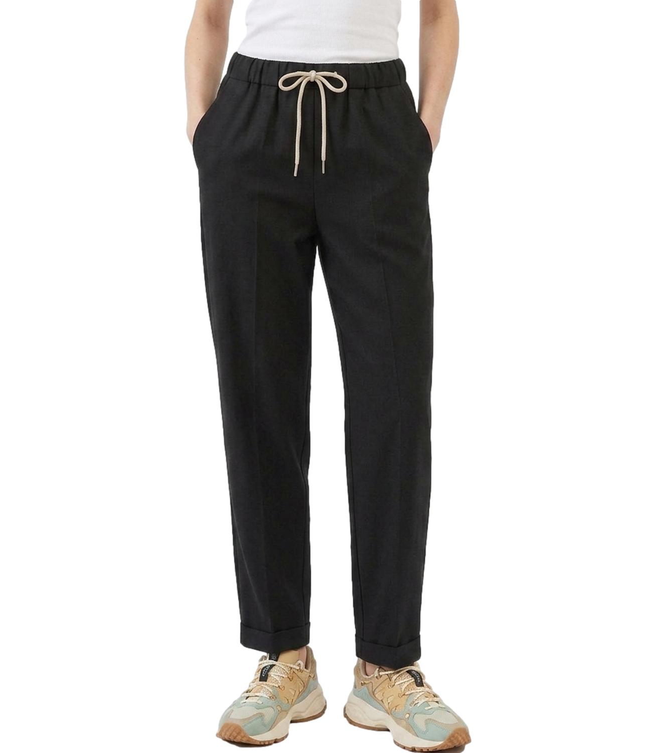 Susy Mix Pantalone da Donna - Nero - T2372i121