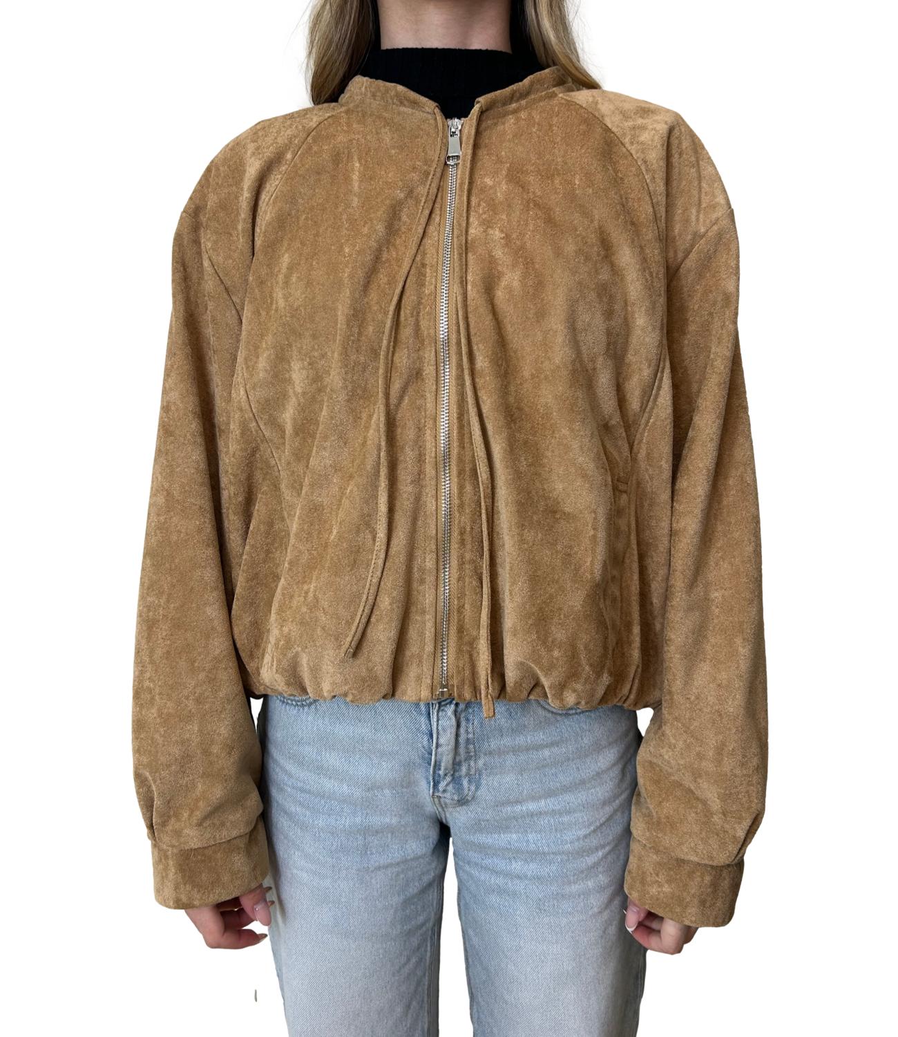 Susy Mix Bomber Cognac Donna