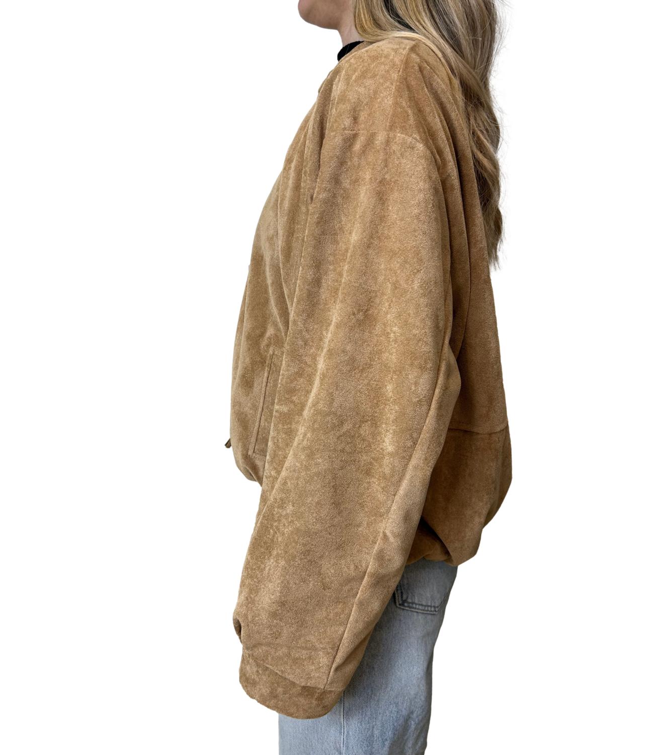Susy Mix Bomber Cognac Donna