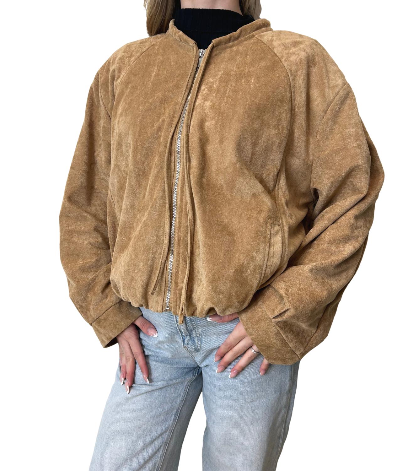 Susy Mix Bomber Cognac Donna