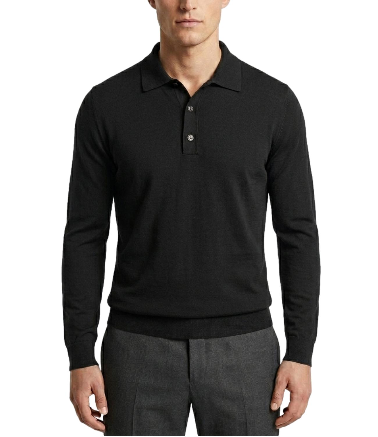 Talamone Polo da Uomo - Nero - 56007y