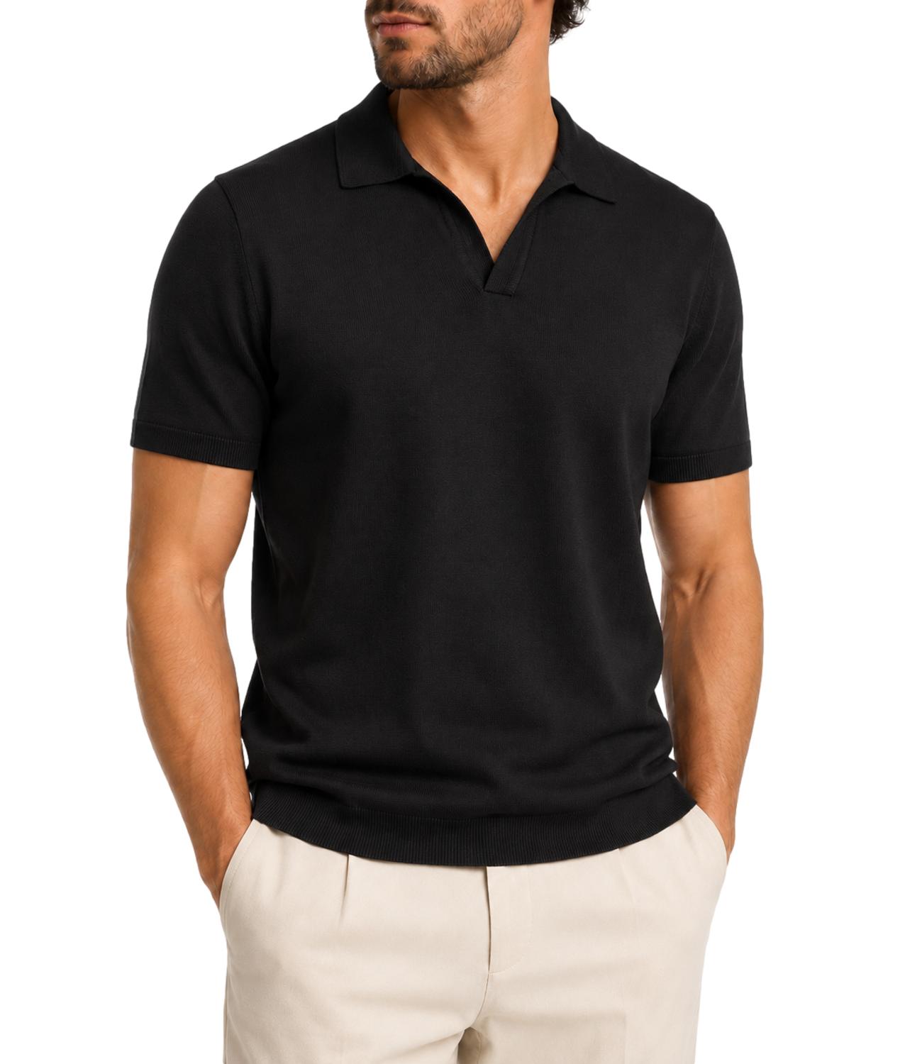 Talamone Polo da Uomo - Nero - 59005y