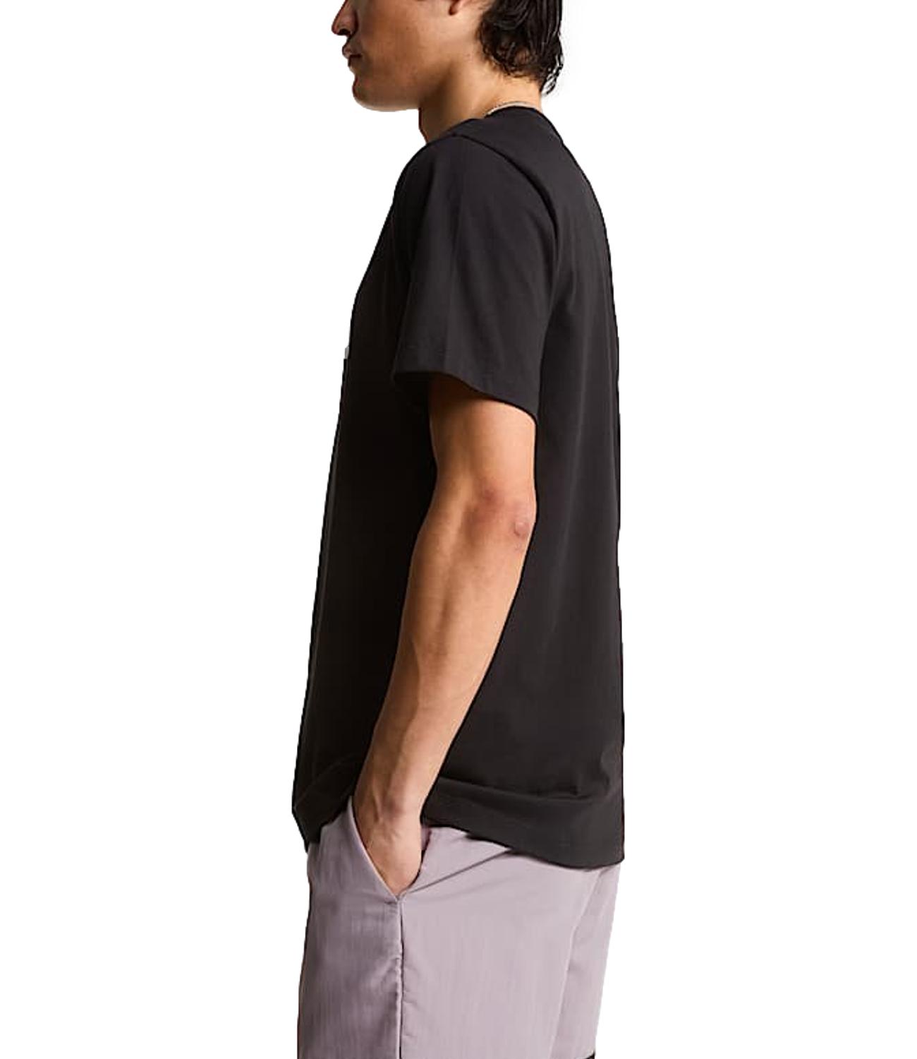 The North Face T-Shirt da Uomo - Tnfblack/tnfwht - Nf0a8b6j