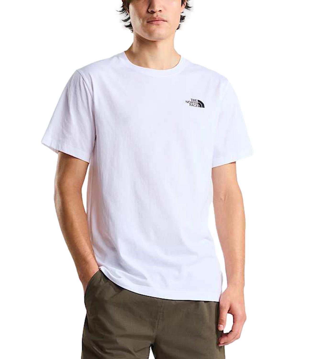 The North Face T-Shirt da Uomo - Tnf White - Nf0a8b6k
