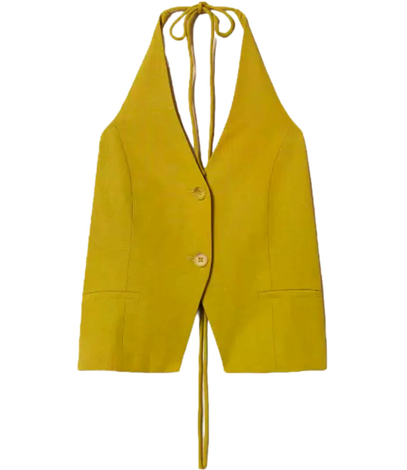 Twin Set Gilet da Donna - Verde Avocado Oil - 261tt2551