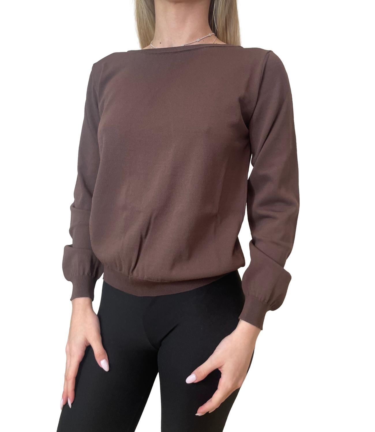 Vicolo Maglia Fiocco Moro Donna