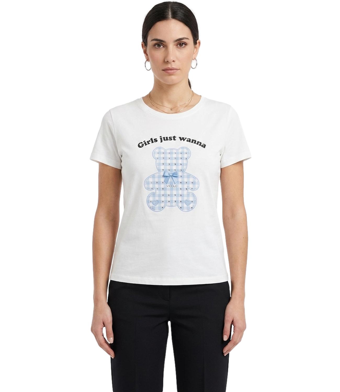 Vicolo T-Shirt da Donna - Naturale - Rab0870