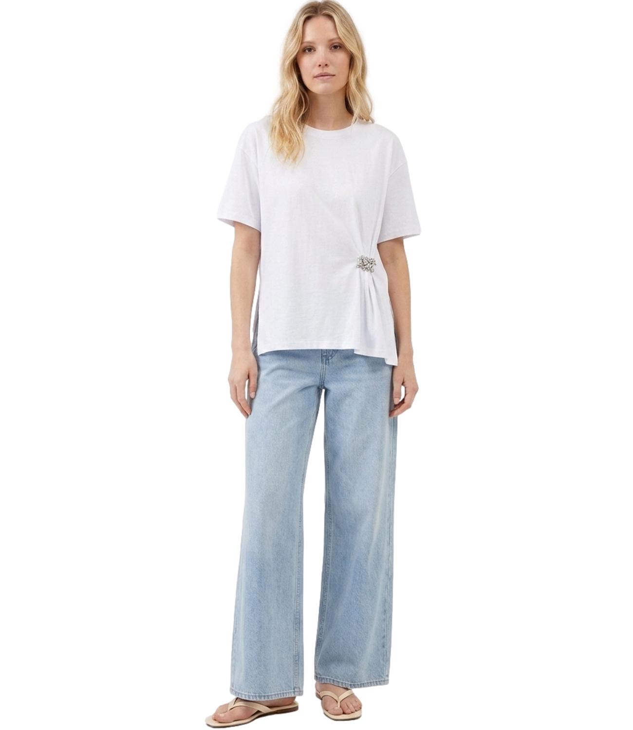 Vicolo T-Shirt da Donna - Bianco - Rab0977