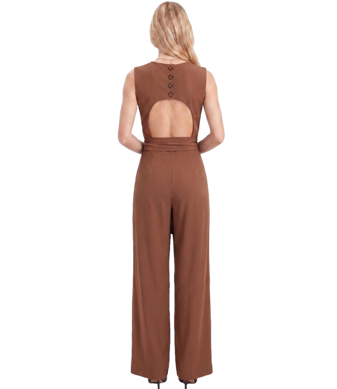 Vicolo Tuta Marrone Donna
