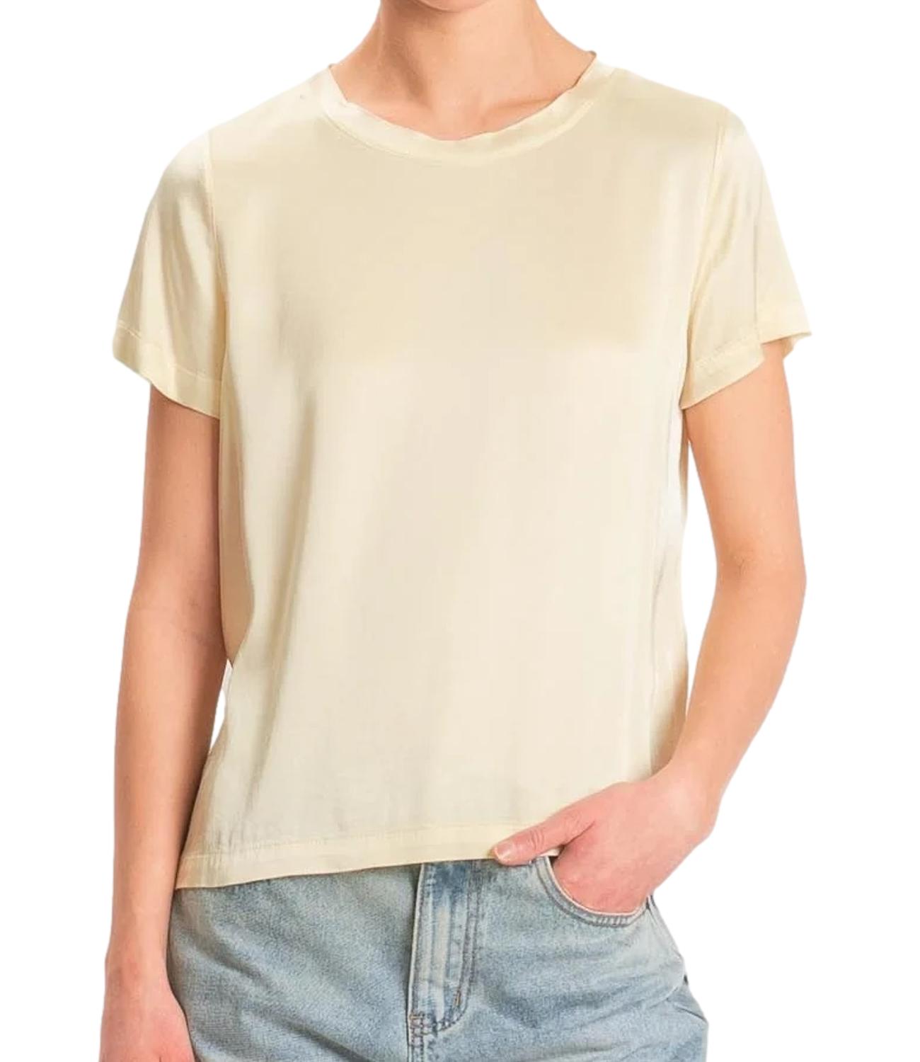 Vicolo T-shirt Satin Giallo Donna