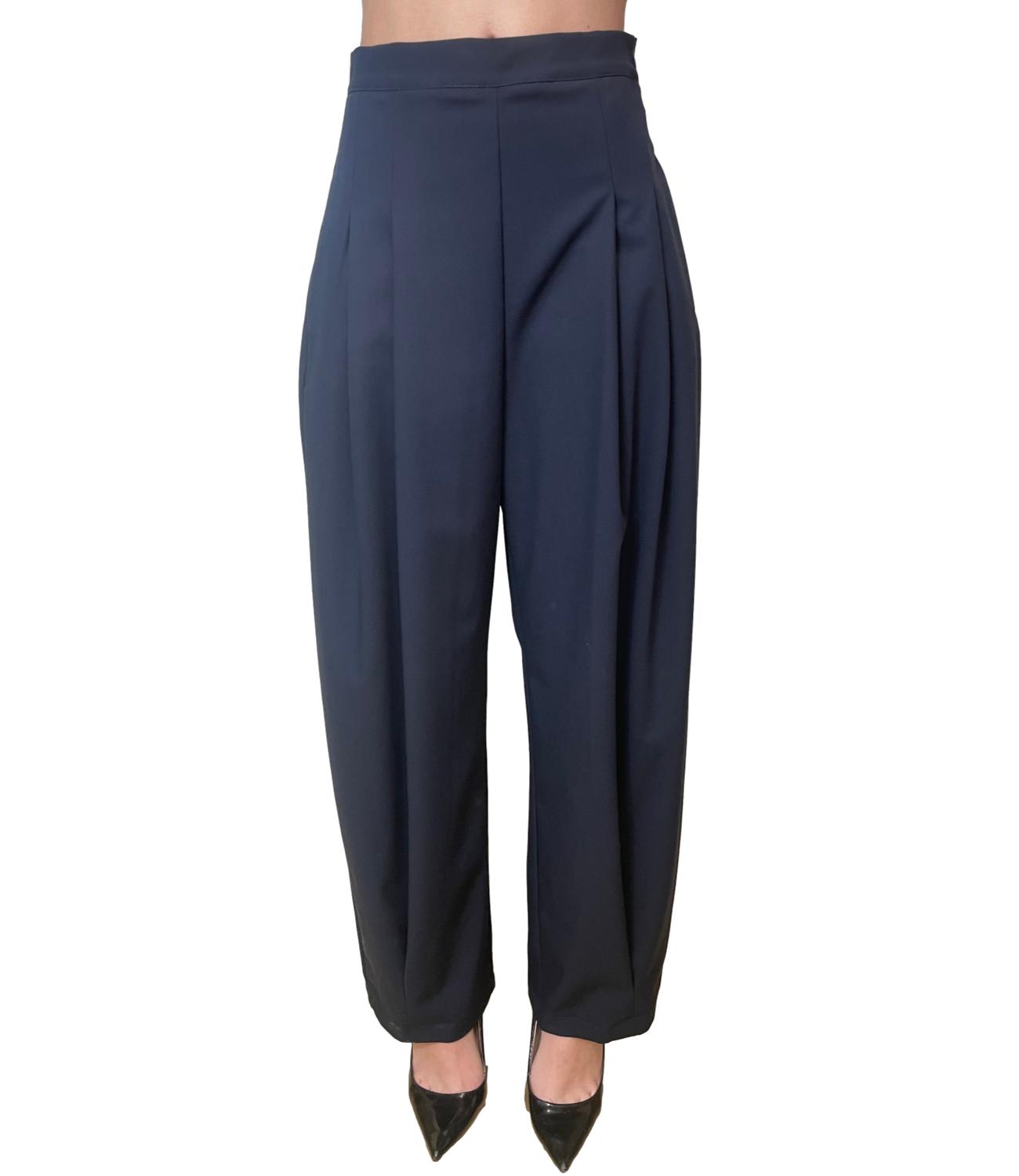 Vicolo Pantalone Balloon Blu Donna