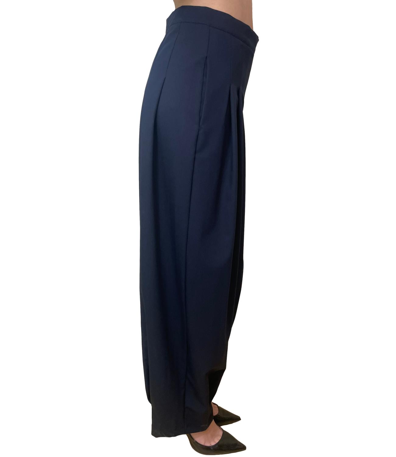 Vicolo Pantalone Balloon Blu Donna