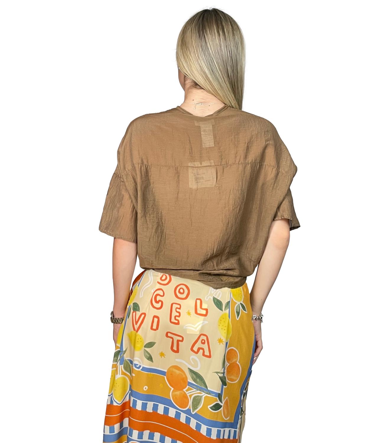 Vicolo Top da Donna - Marrone - Tab0670