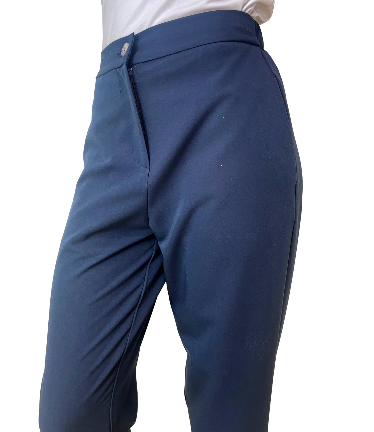Vicolo Pantalone Carrot Blu Donna