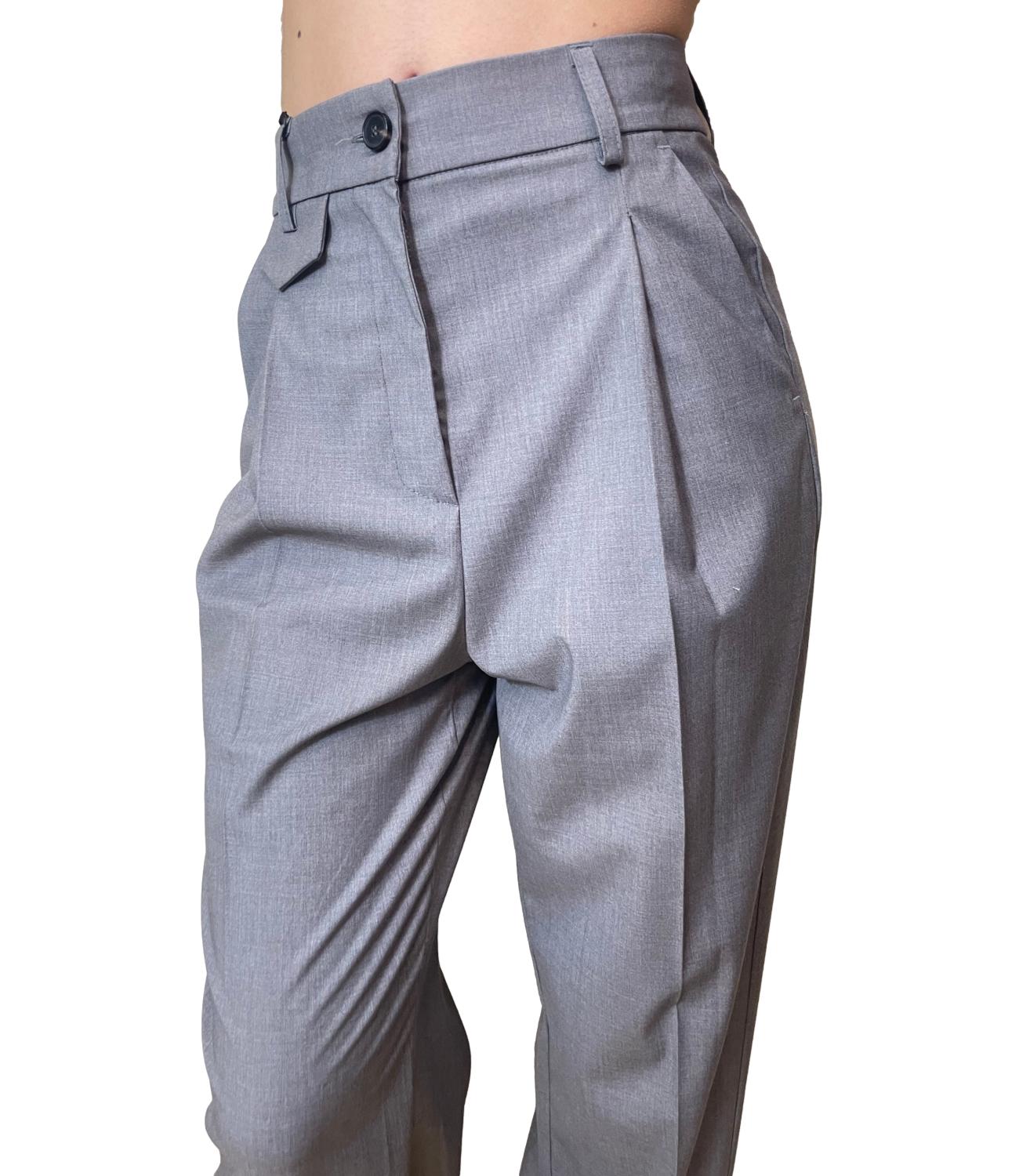 Vicolo Pantalone Grigio Donna