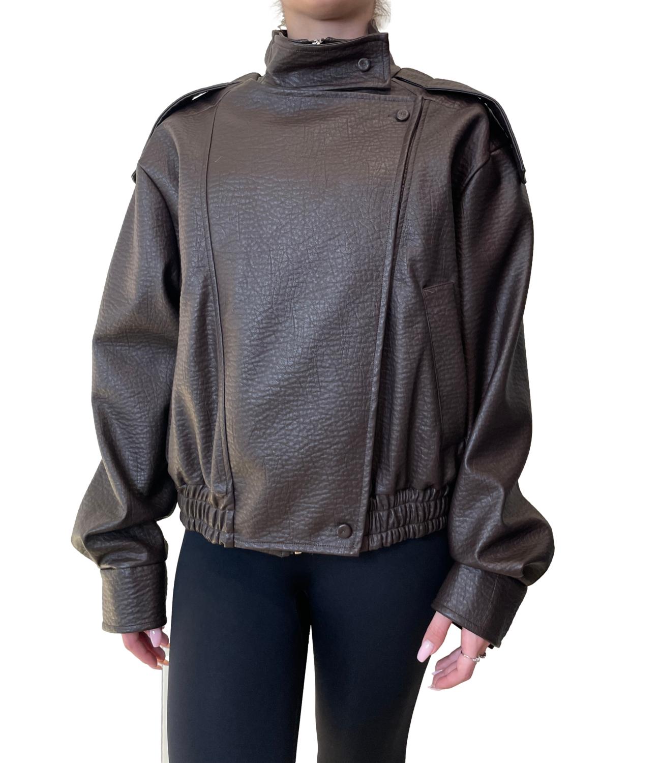 Vicolo Giacca Bomber Nero Donna