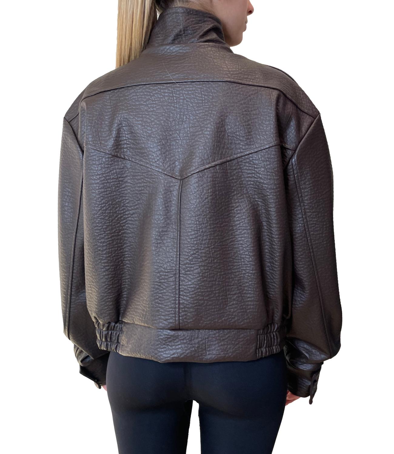 Vicolo Giacca Bomber Nero Donna