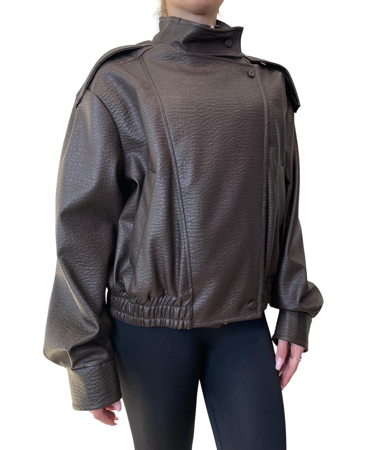 Vicolo Giacca Bomber Nero Donna