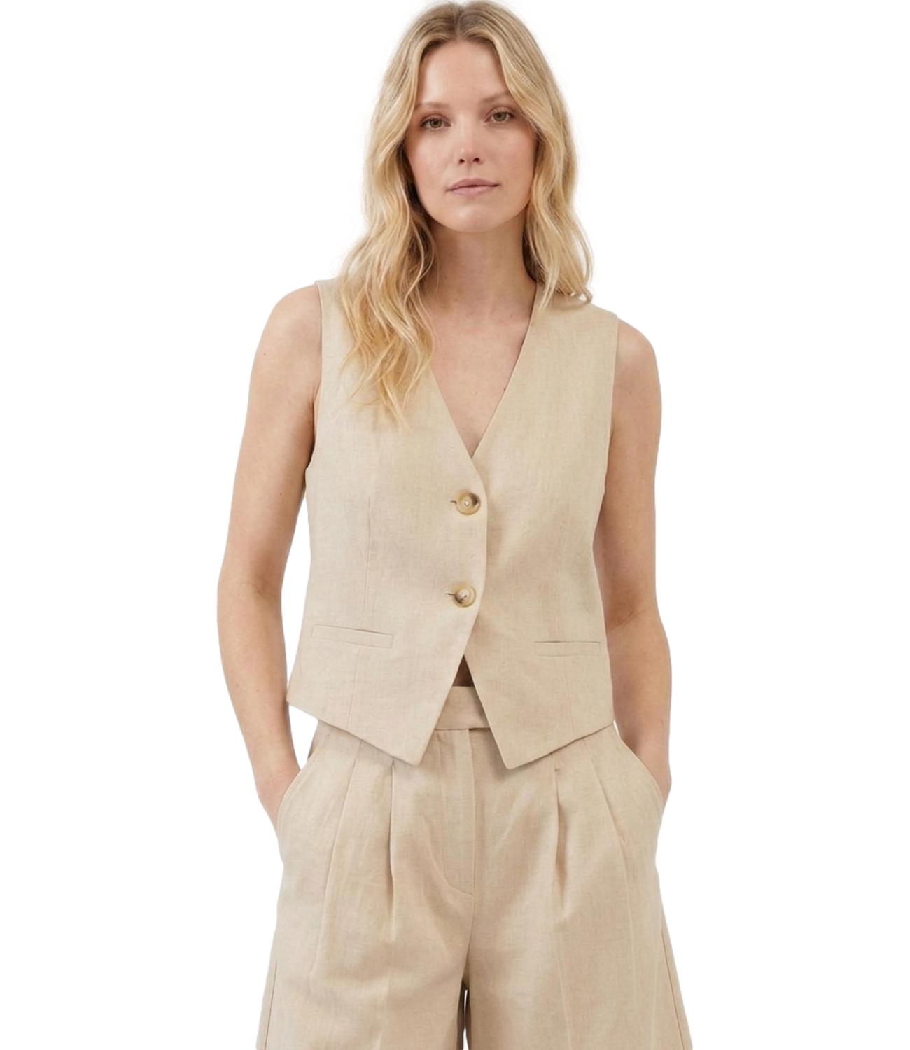 Vicolo Gilet da Donna - Sabbia - Tab1625