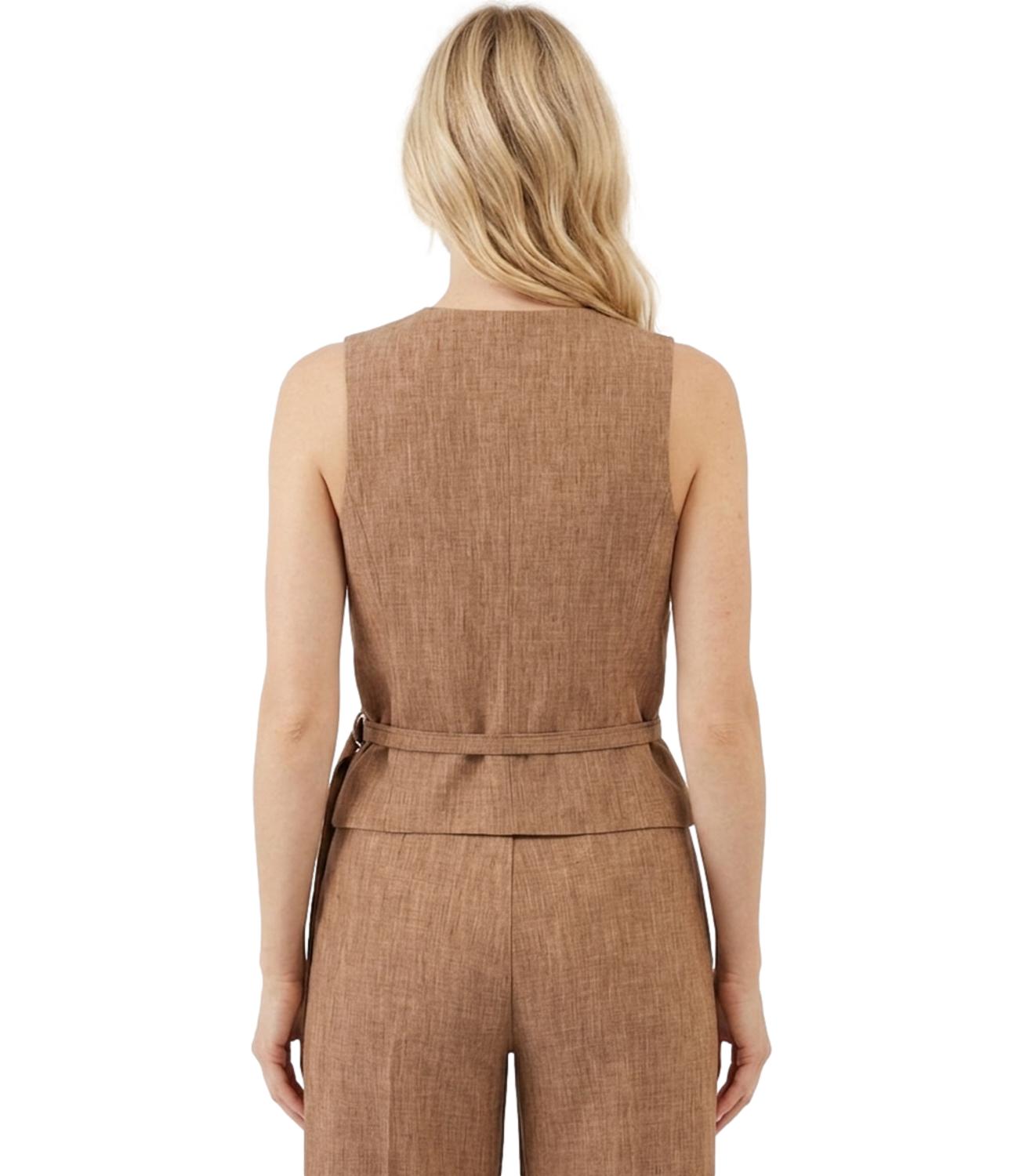 Vicolo Gilet da Donna - Marrone - Tab1728