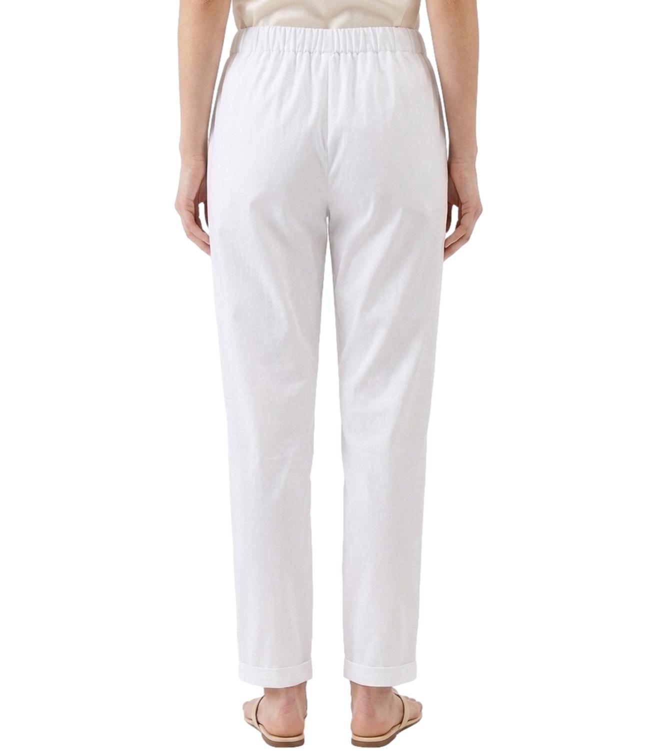Vicolo Pantalone da Donna - Bianco - Tab1761