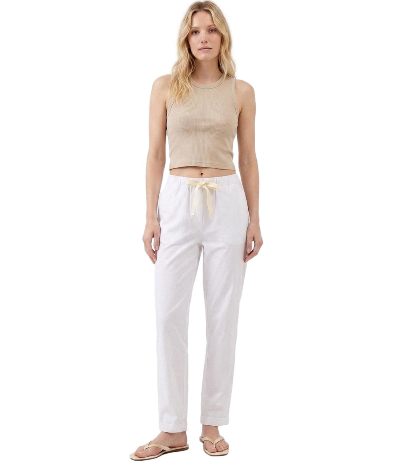 Vicolo Pantalone da Donna - Bianco - Tab1761