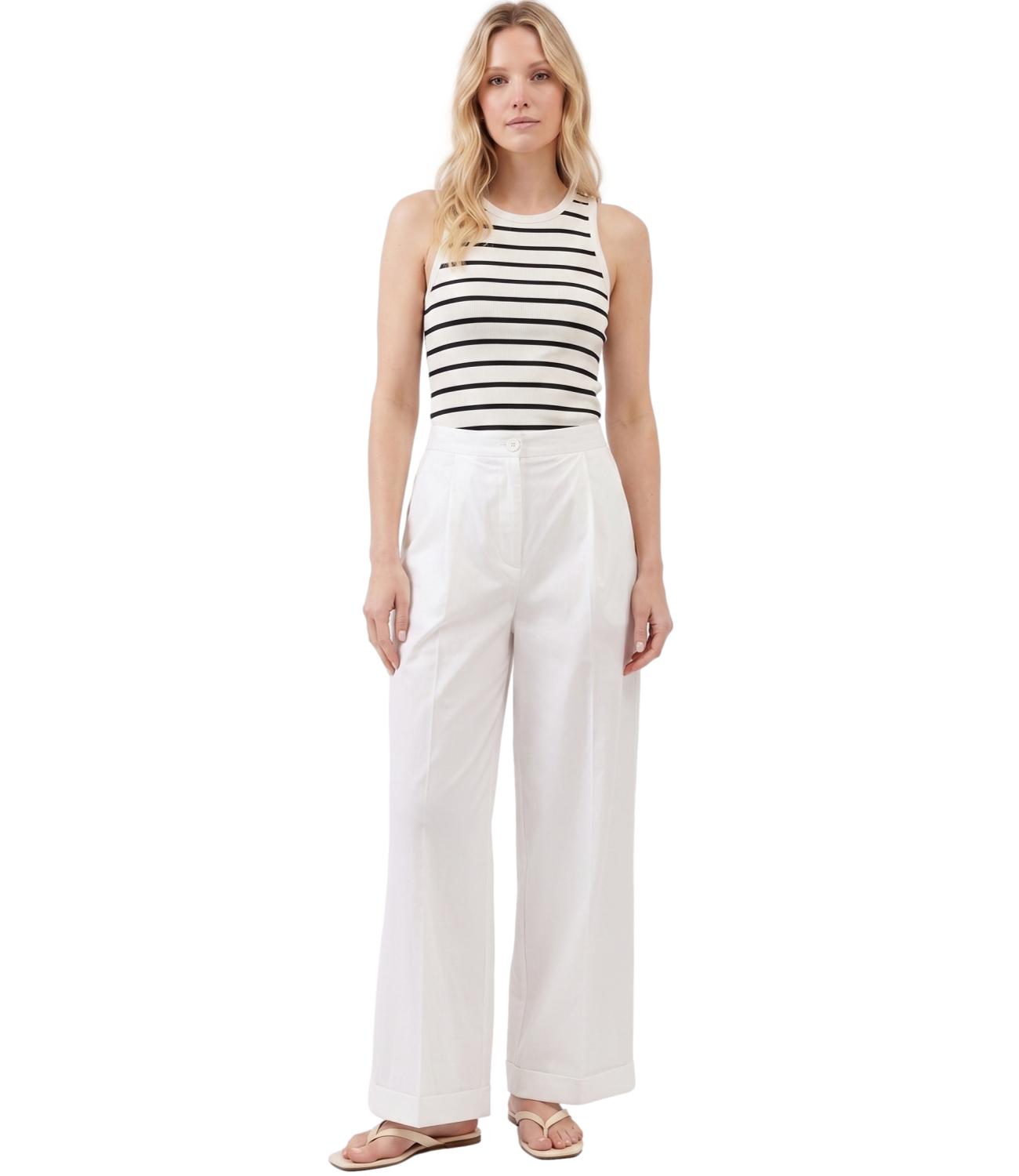 Vicolo Pantalone da Donna - Bianco - Tab2001