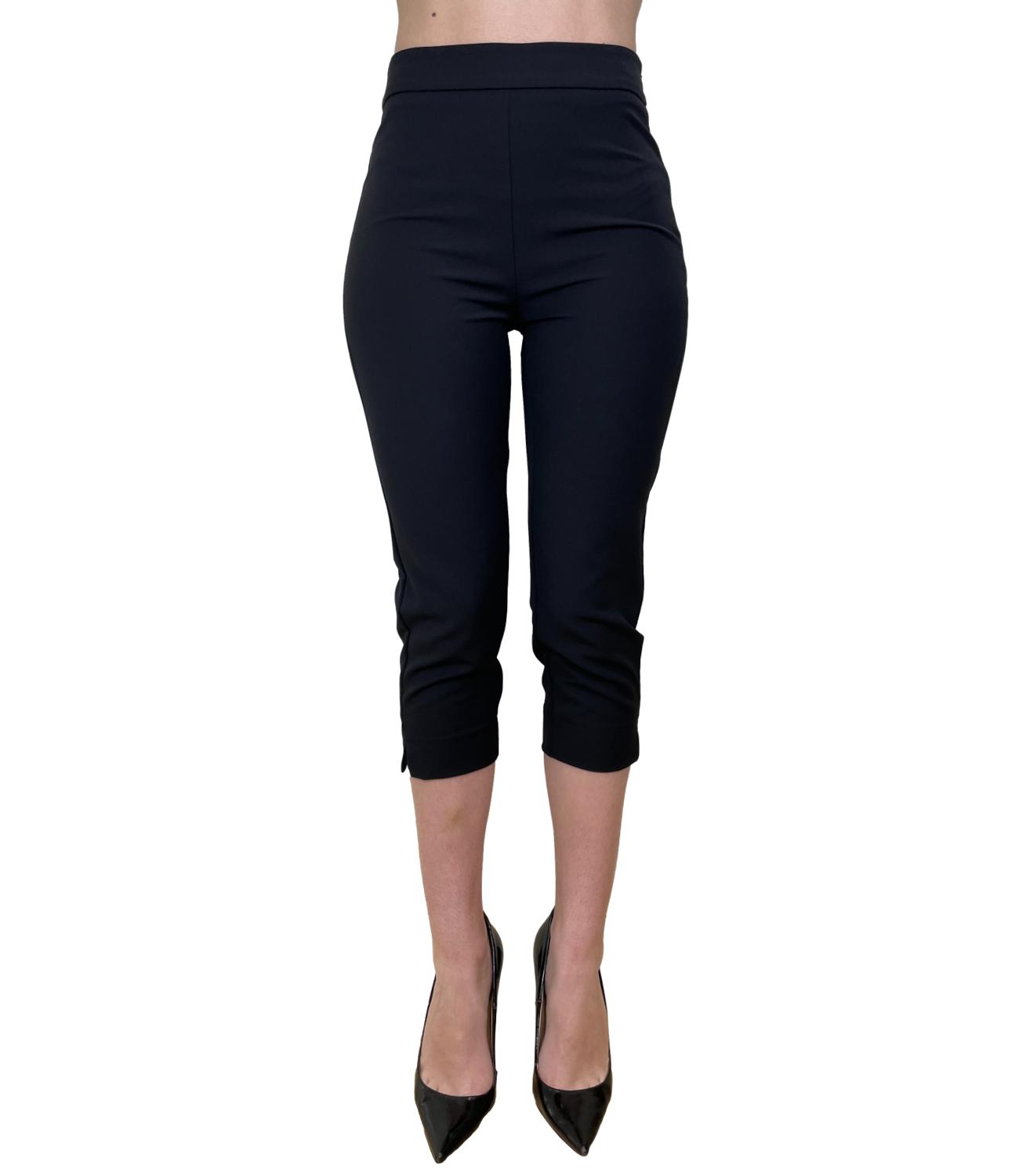 Vicolo Pantalone Capri Nero Donna