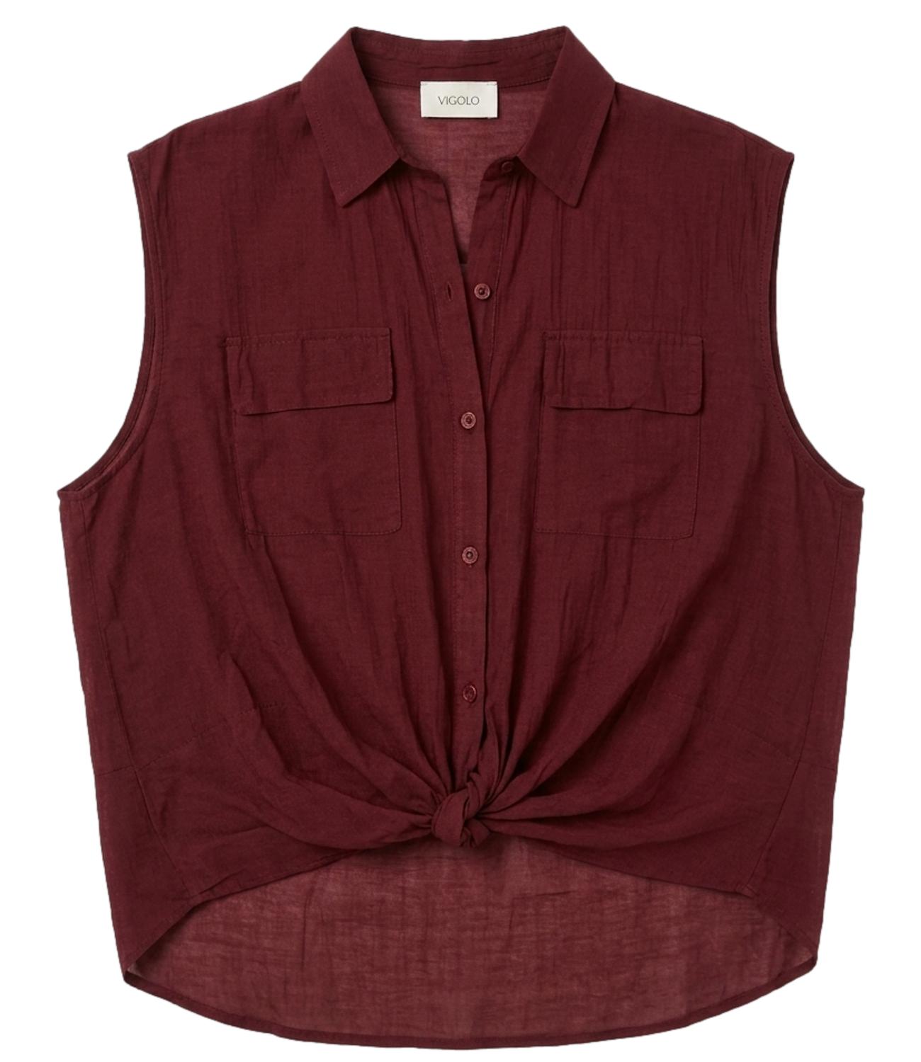 Vicolo Top da Donna - Bordeaux - Tab3093