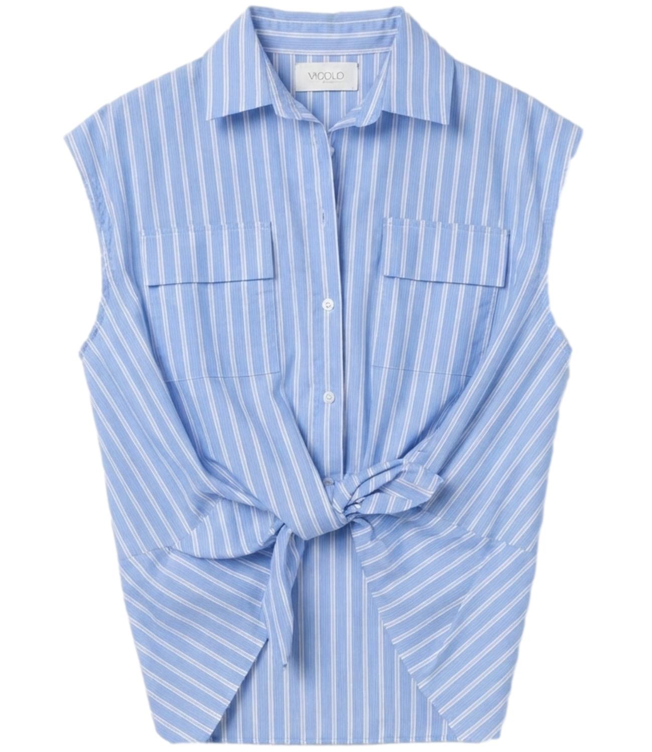Vicolo Top da Donna - Celeste - Tab3247
