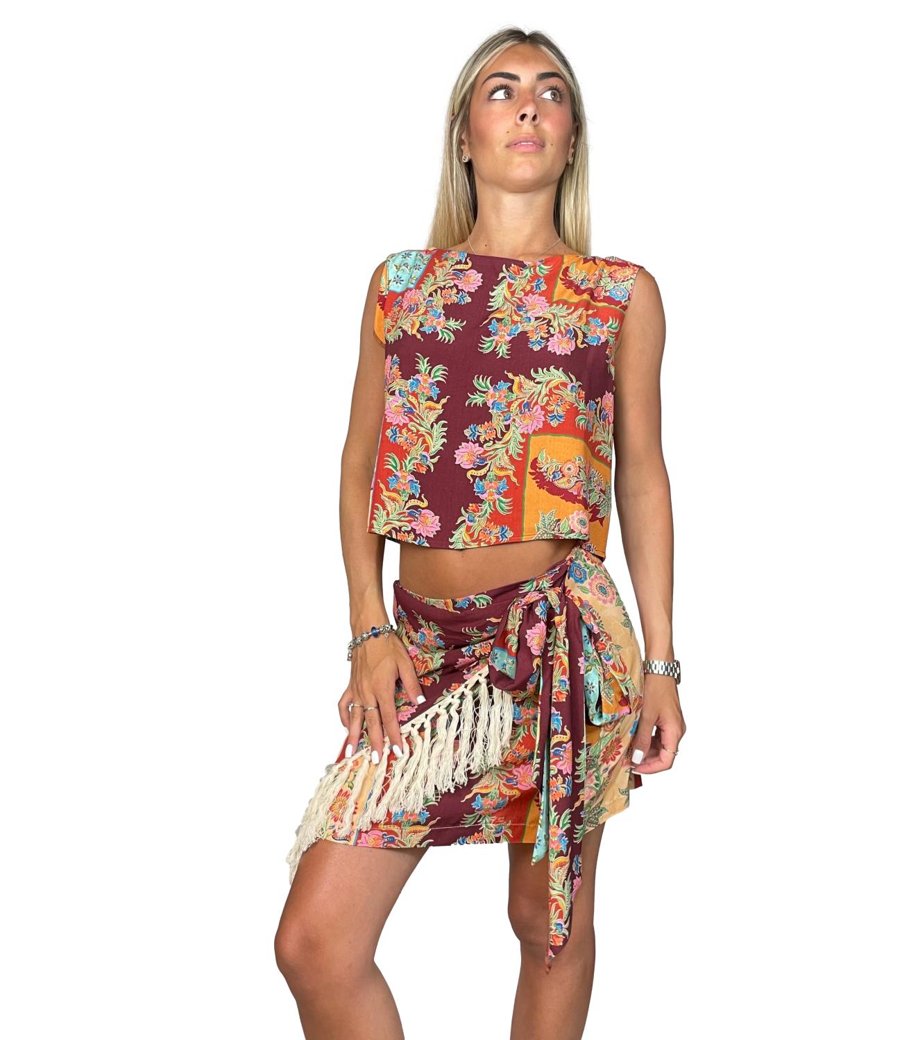 Vicolo Completo da Donna - Multi Bordeaux - Tab3248