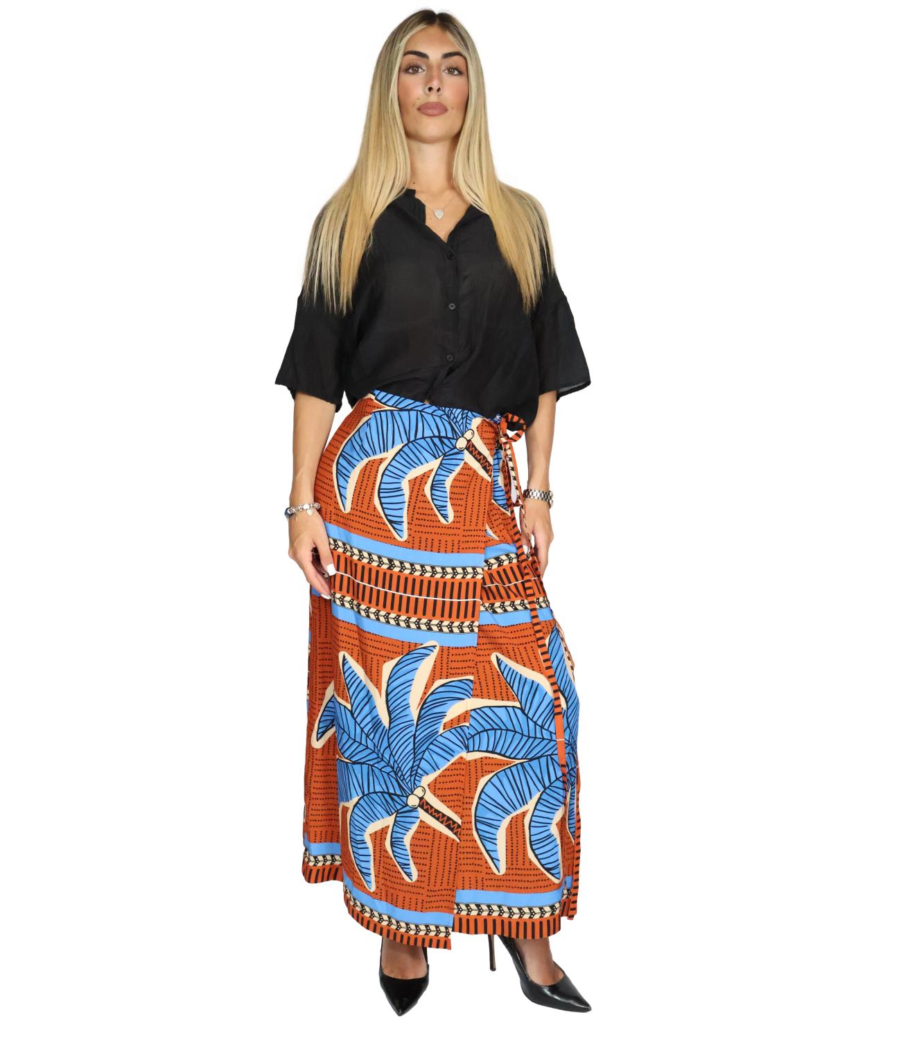 Vicolo Gonna da Donna - Multi Blu - Tab3295