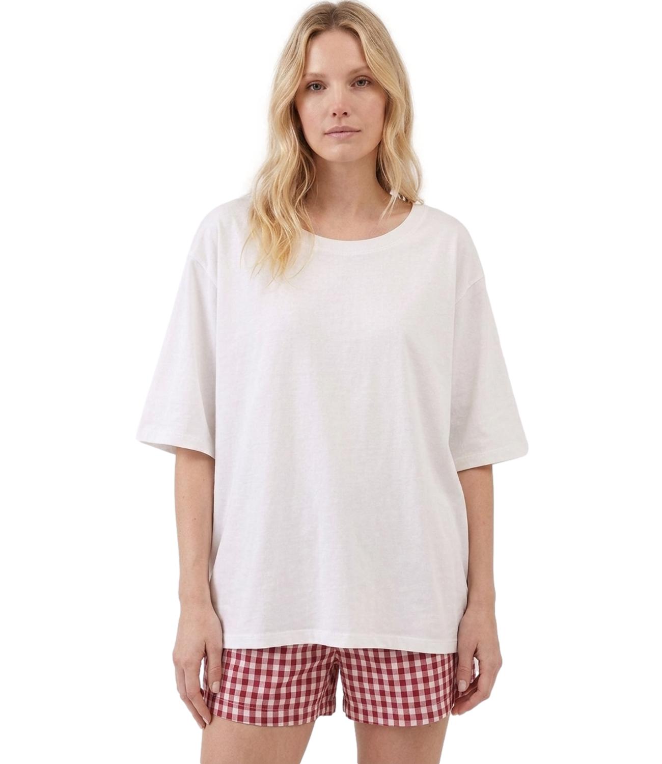 Vicolo T-Shirt da Donna - Bianco - Uab0138