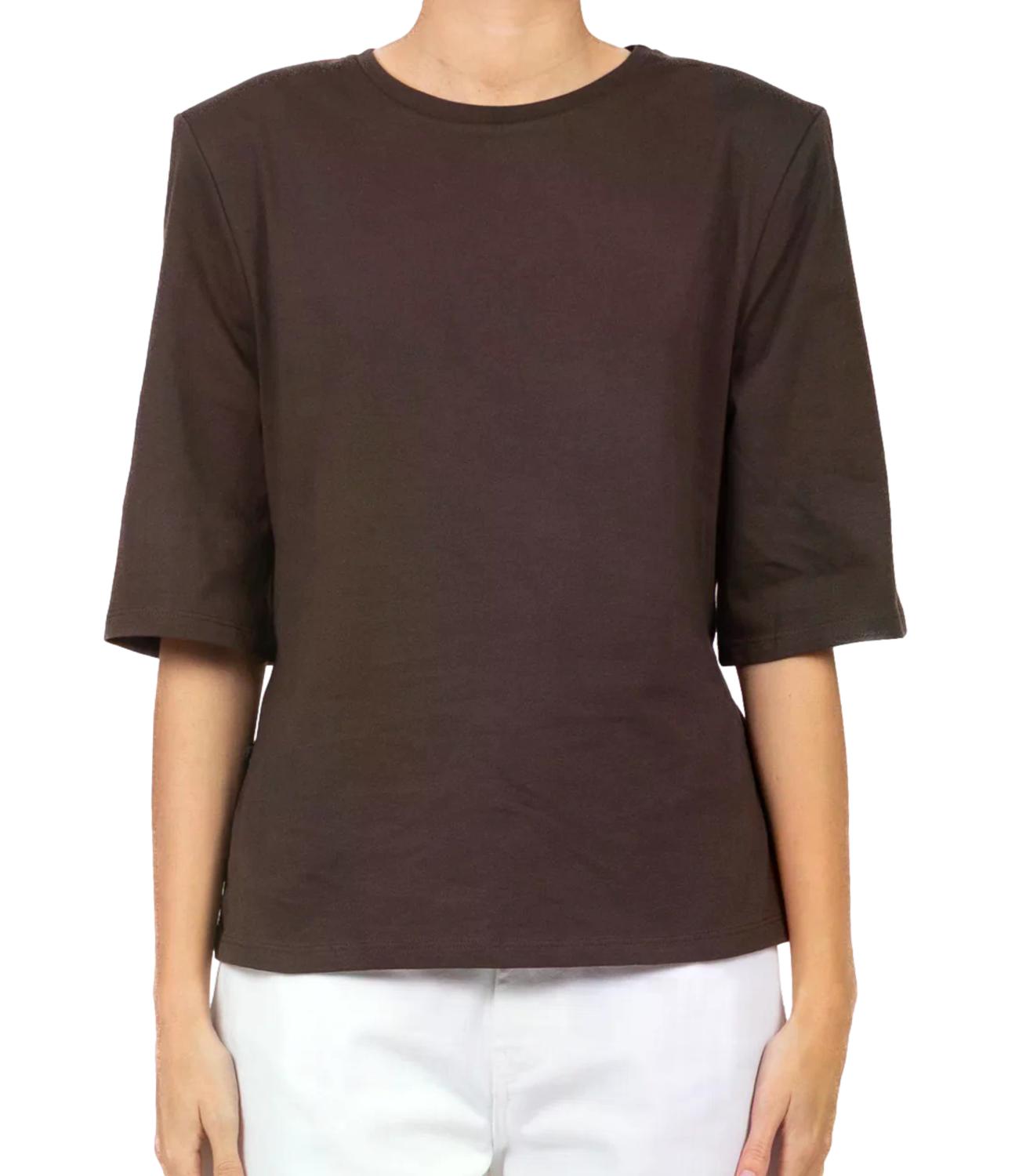 Vicolo T-Shirt da Donna - Fondente - Uab0192