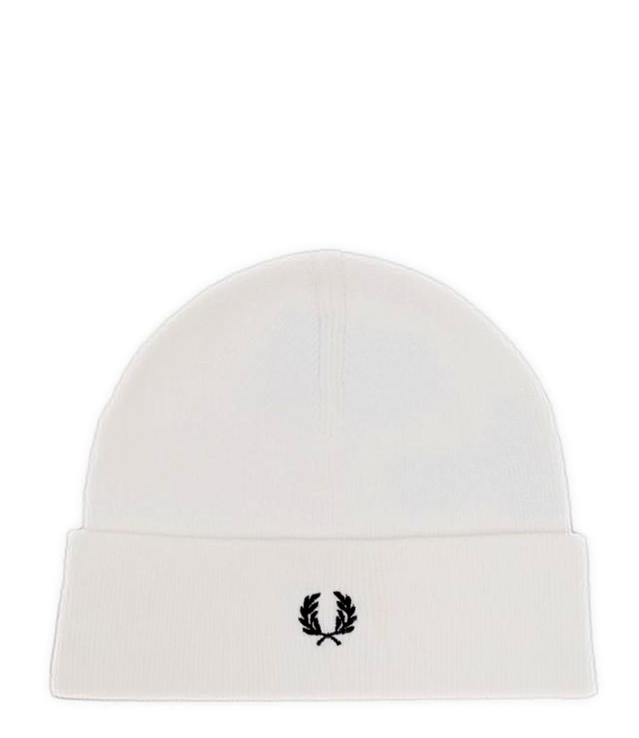 Fred Perry cappello uomo in lana bianco