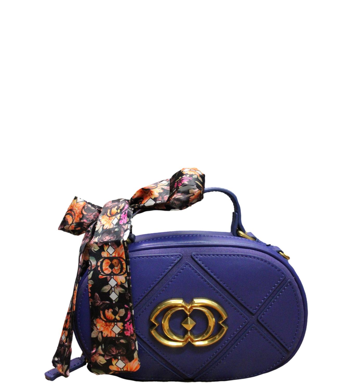 Cnosso oval handbag borsa bluette donna