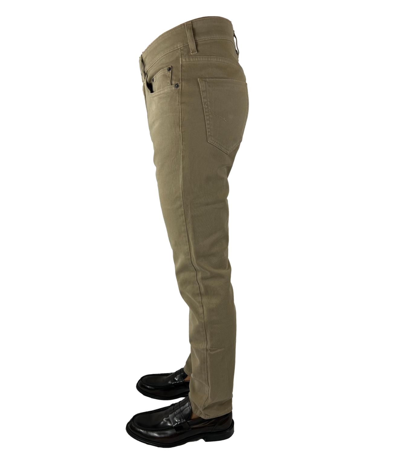 Pantalone Siviglia beige cinque tasche L.32 con bottoni