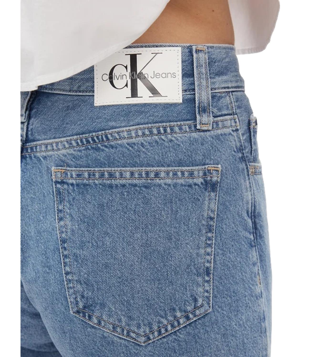 Jeans Calvin Klein donna a vita alta denim chiaro